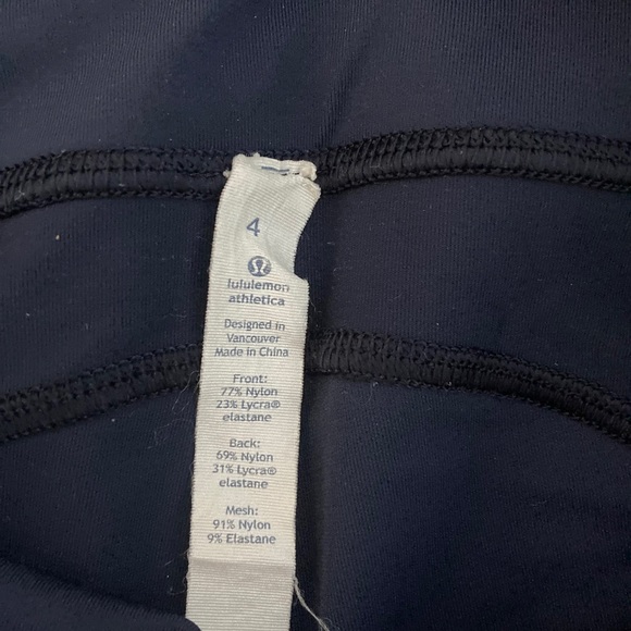 Lululemon 3/4 length running leggings - Picture 3 of 4